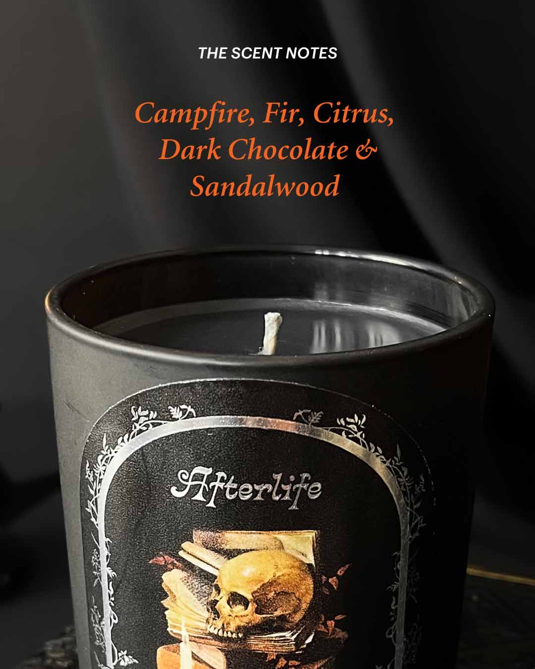 Afterlife ~ Bougie (Feu de camp et chocolat)