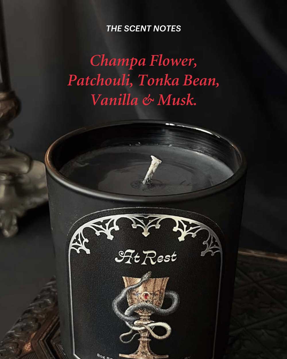 At Rest Candle (Incense & Earth)