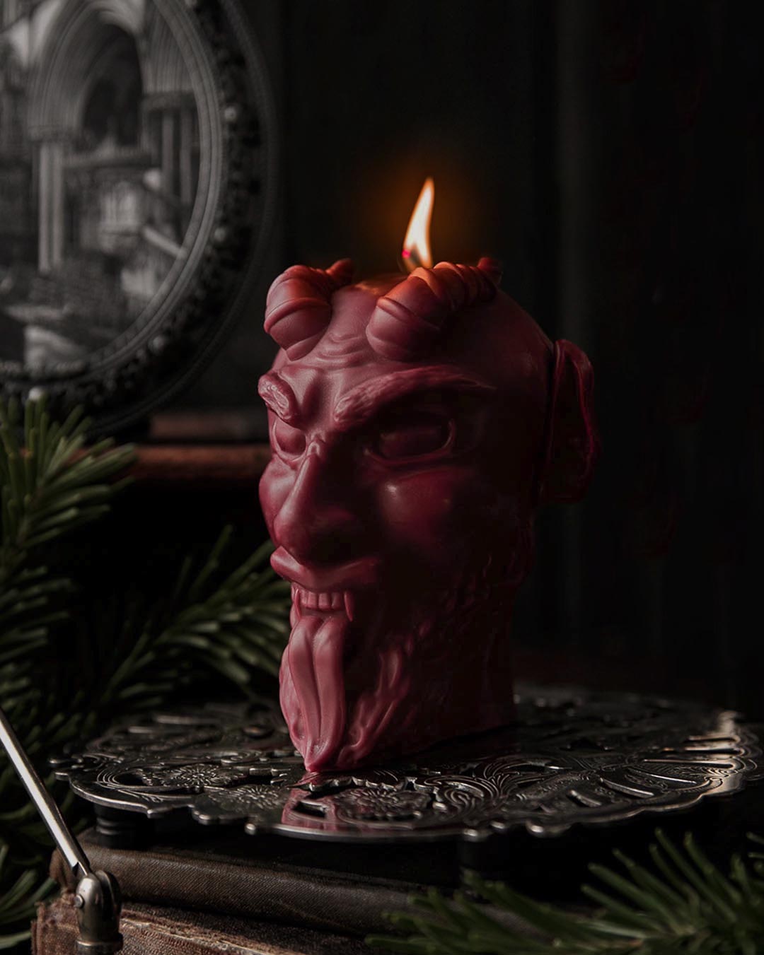 Greetings from Krampus Candle