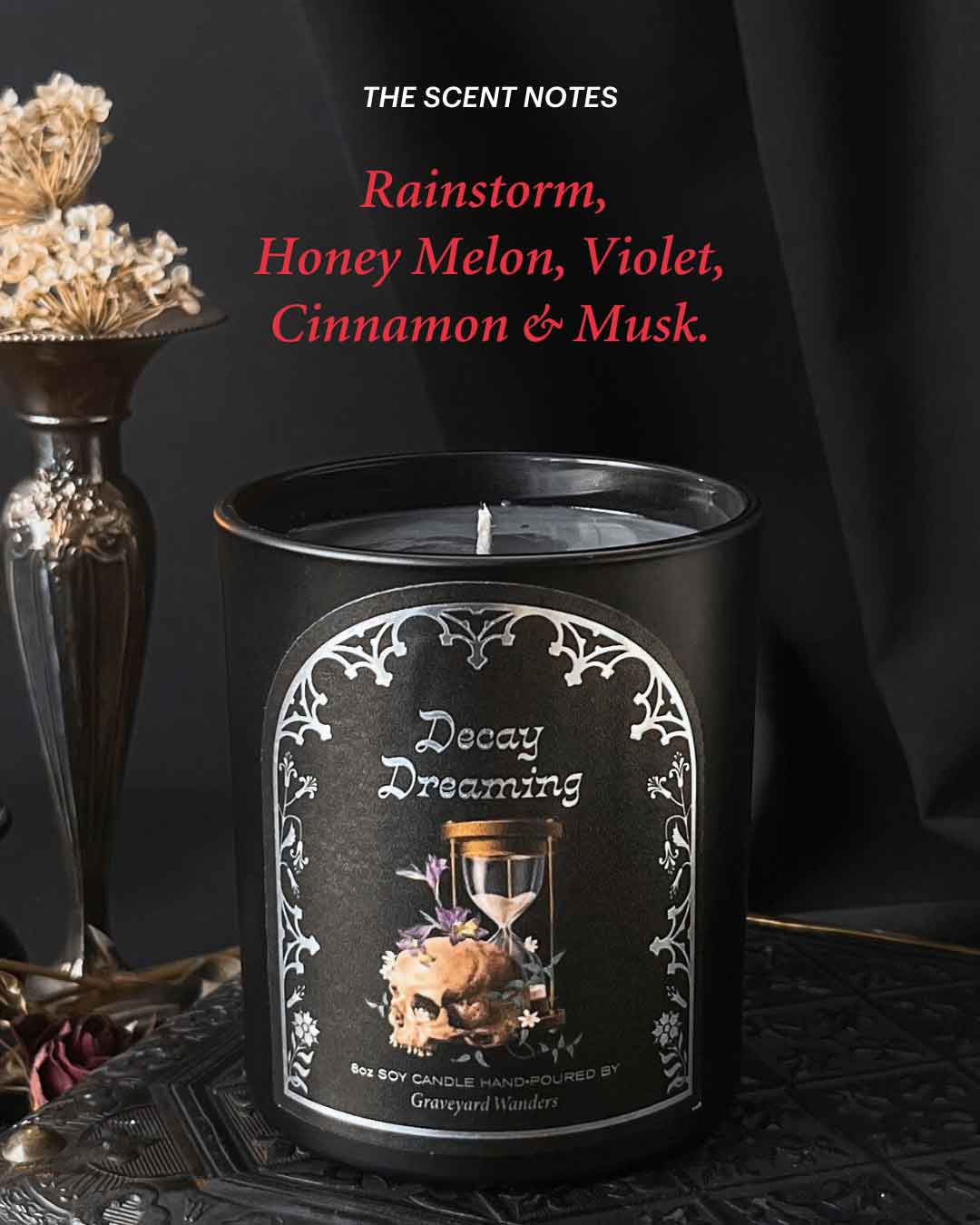 Decay Dreaming Candle (Rain & Honey Melon)