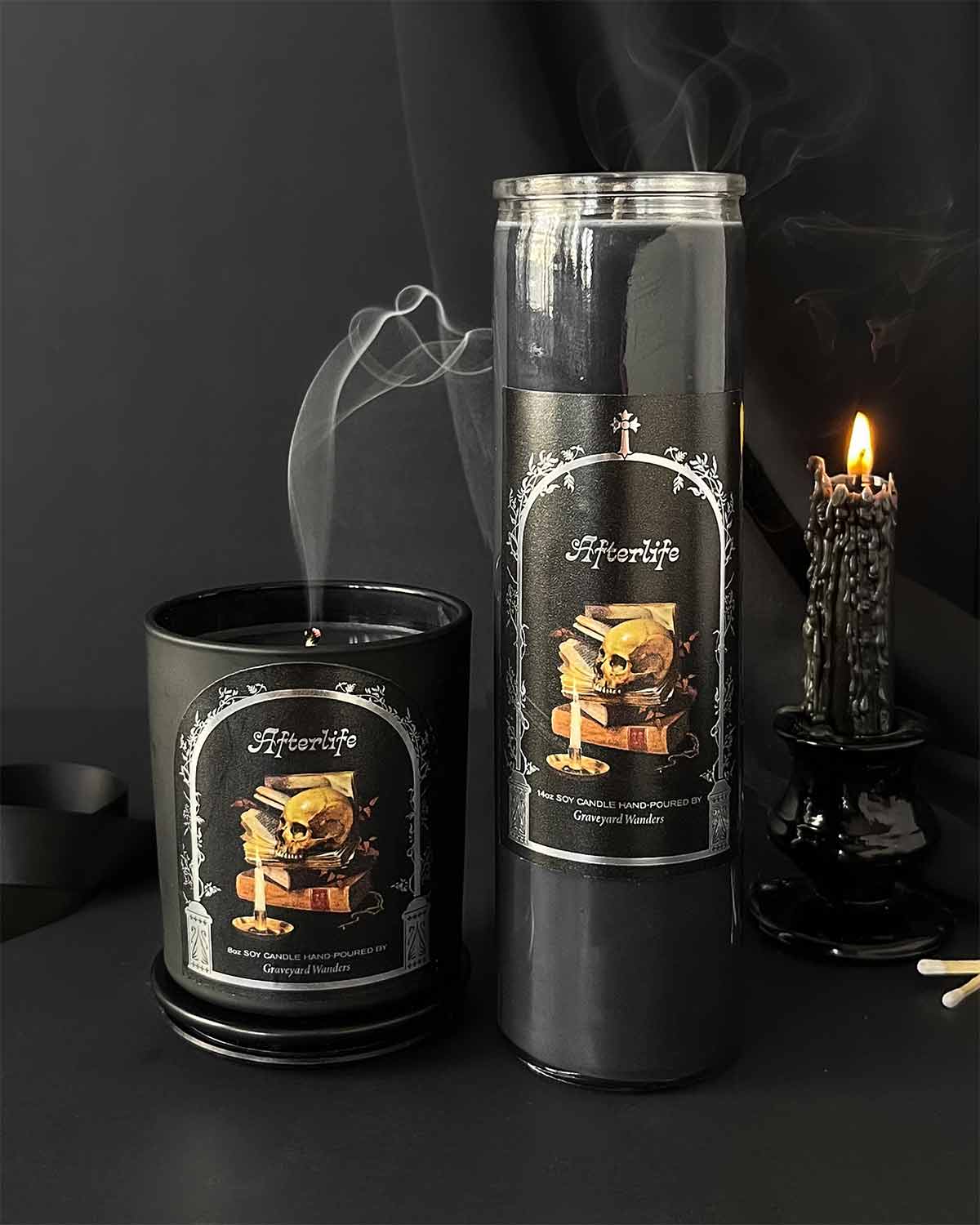 Afterlife ~ Bougie (Feu de camp et chocolat)