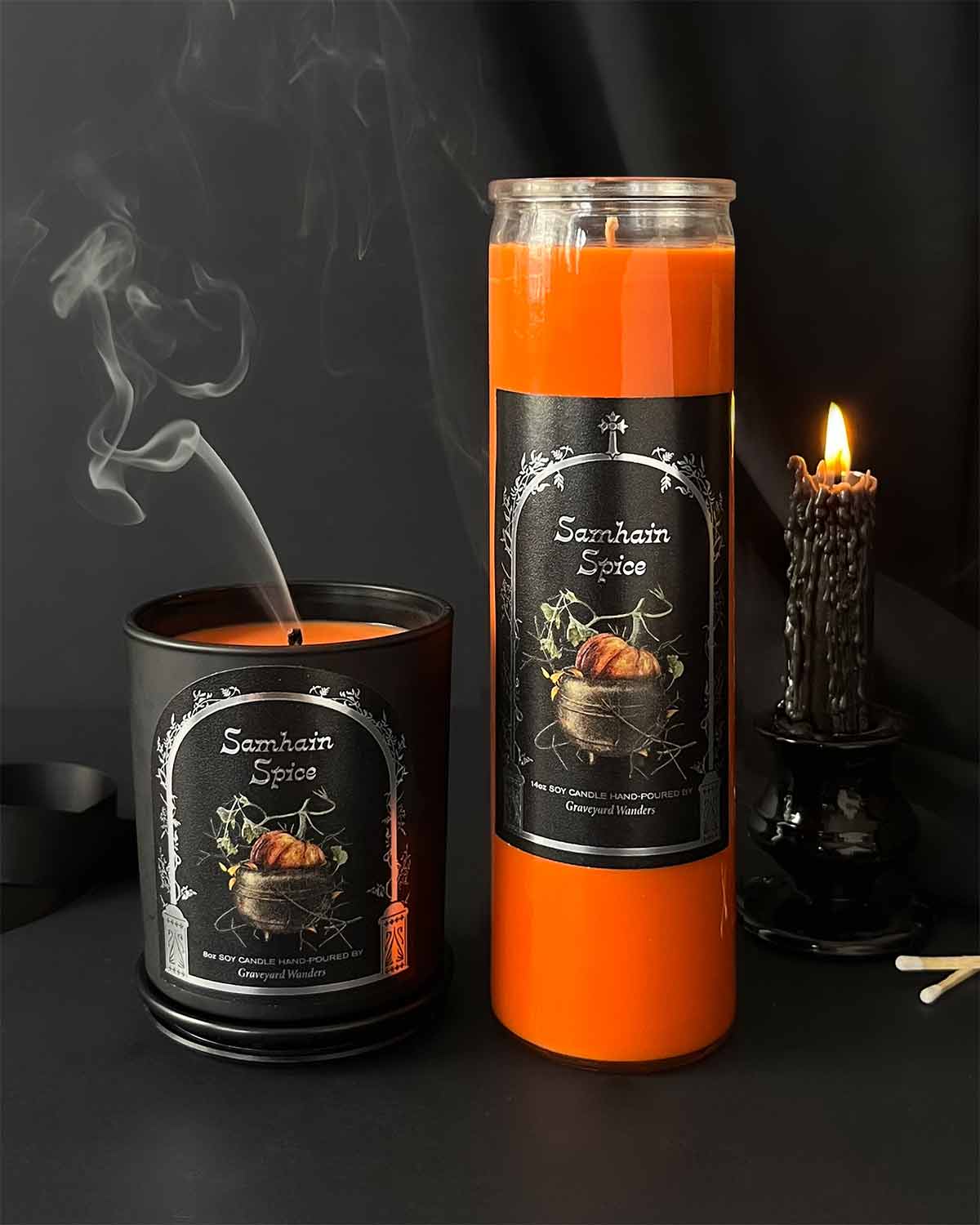 Samhain Spice ~ Bougie (Citrouille et cannelle)