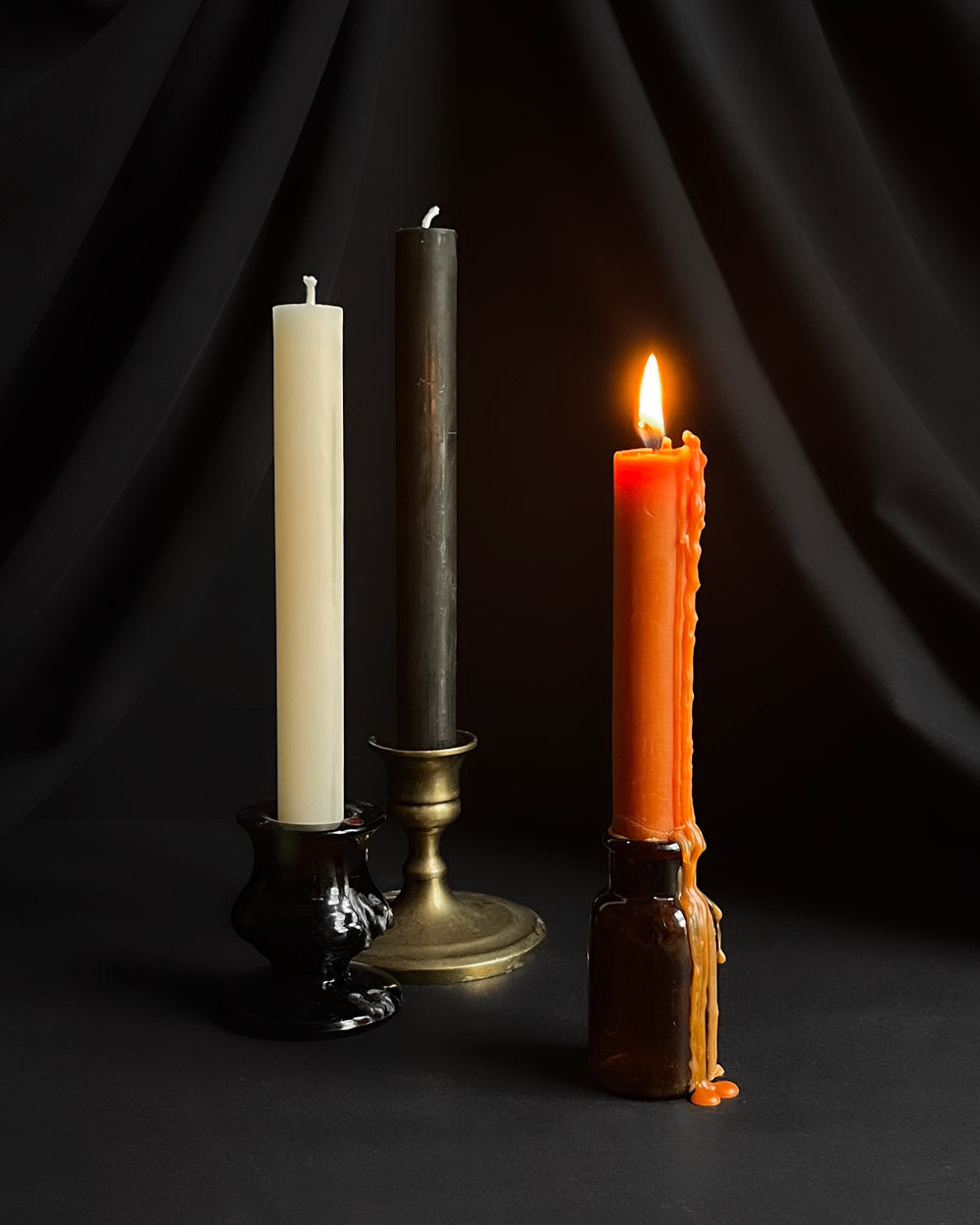 Multicoloured Halloween ~ Bougies Longues