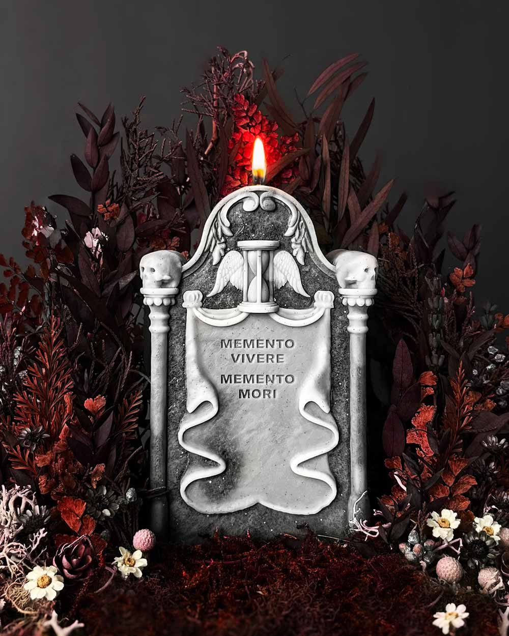 Memento Mori Candle