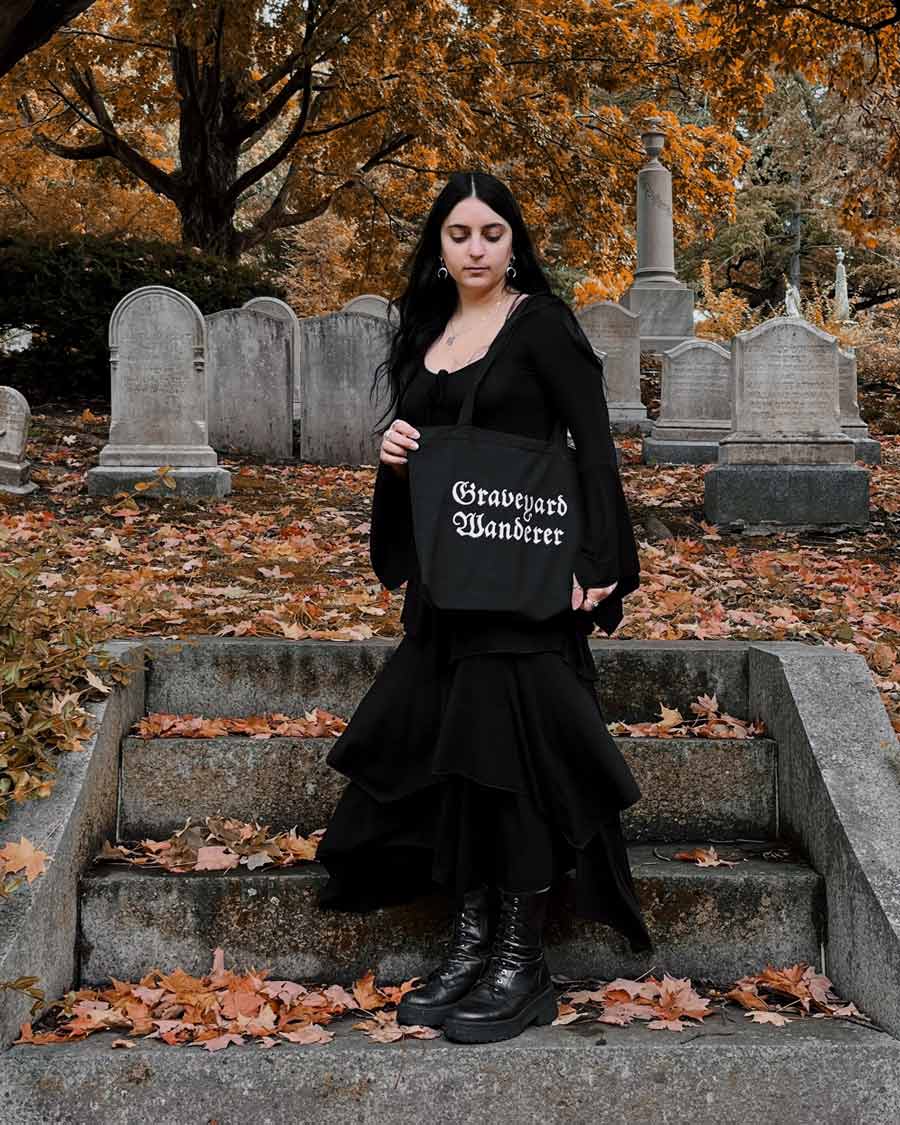 Graveyard Wanderer Bundle ~ Tote & Log