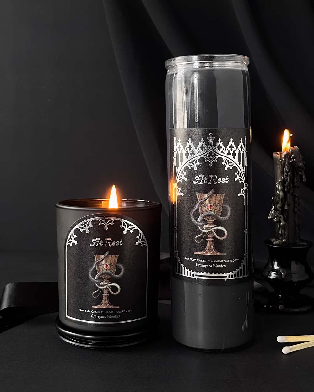 At Rest Candle (Incense & Earth)