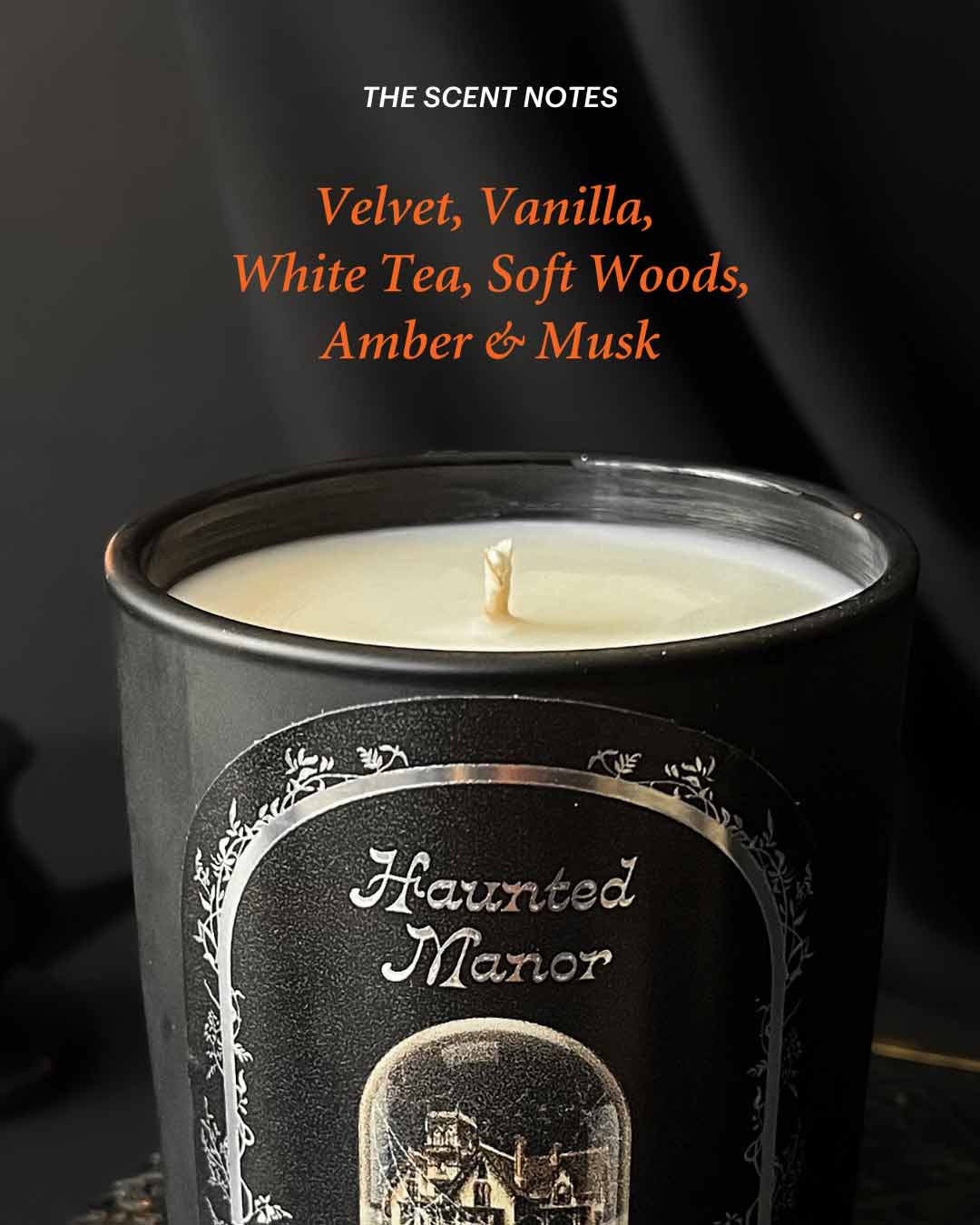Haunted Manor ~ Bougie (Bois tendres et vanille)