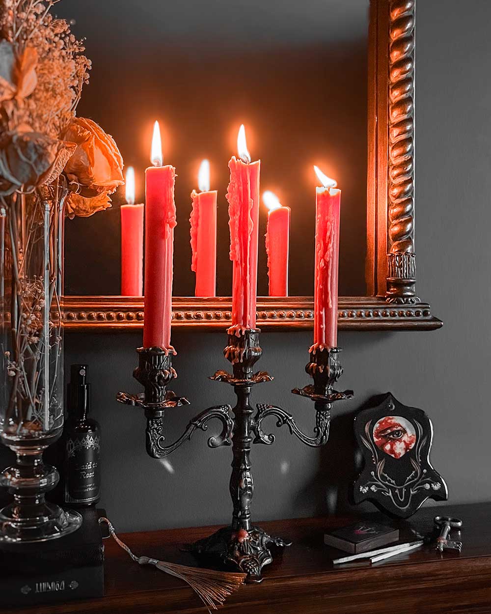 Rose ~ Taper Candles