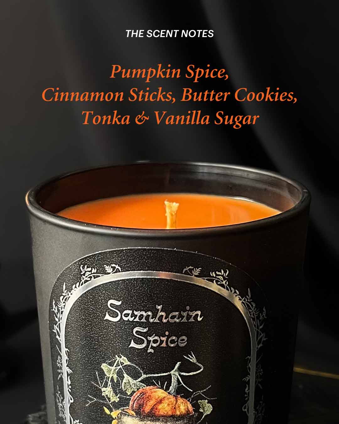 Samhain Spice ~ Bougie (Citrouille et cannelle)