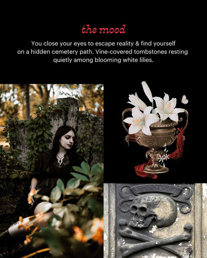 Burial Bloom Candle (Lily & Hydrangea)