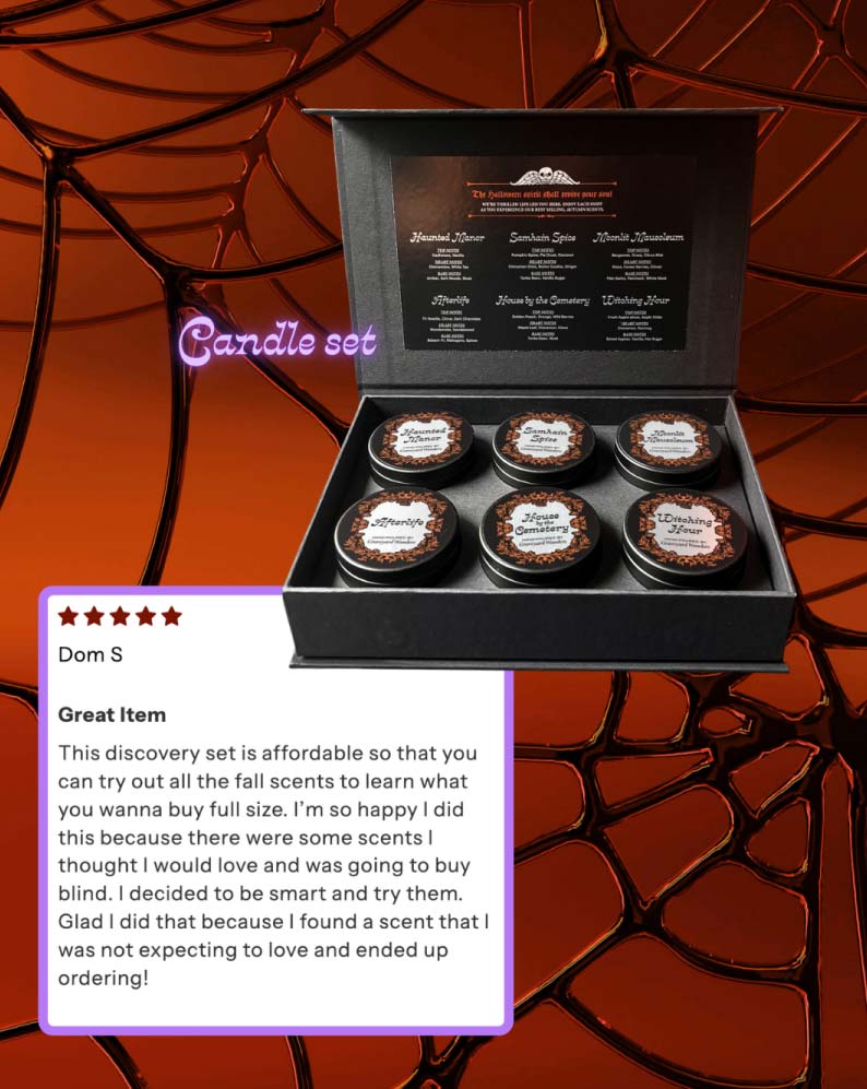 Halloween ~ Candle Discovery Set (Limited Edition)