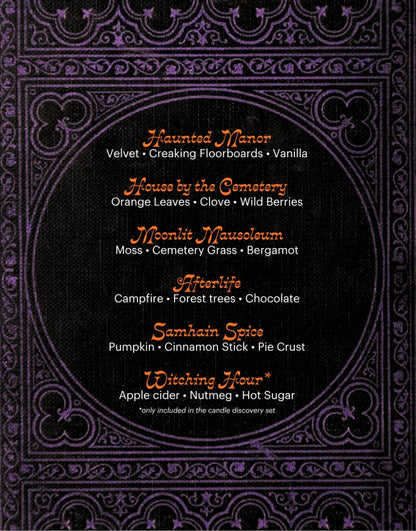 Halloween ~ Candle Discovery Set (Limited Edition)