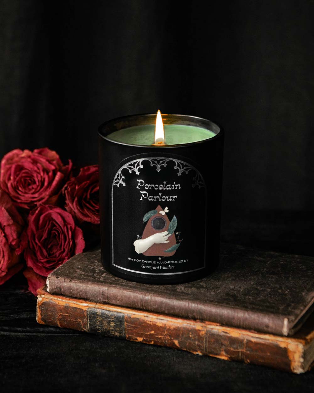 Porcelain Parlour Candle (Rosemary, Sage, Palo Santo)