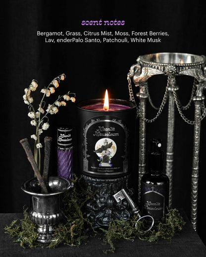 Moonlit Mausoleum Candle (Moss & Sweet Grass)