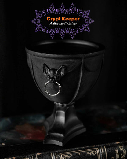 Crypt Keeper ~ Chalice Candle Holder