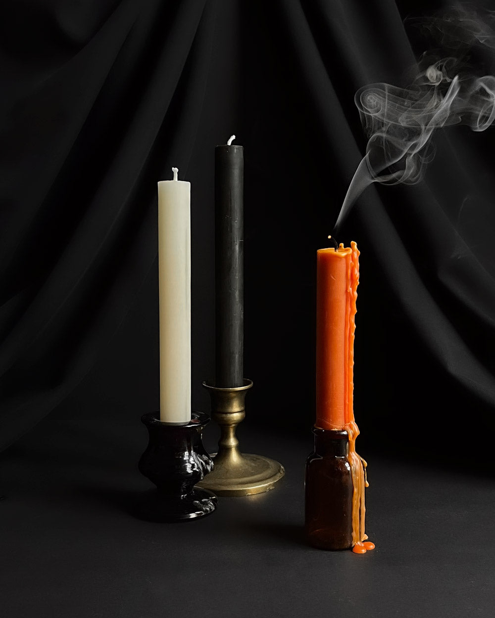 Multicoloured Halloween Taper Set
