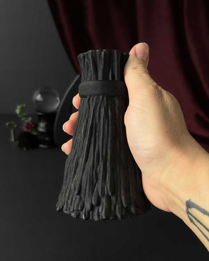 Broomstick ~ Taper Candle Holder