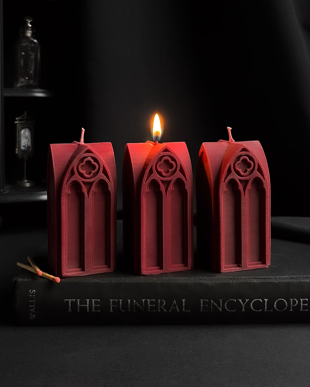 Mini Gothic Arches Candle