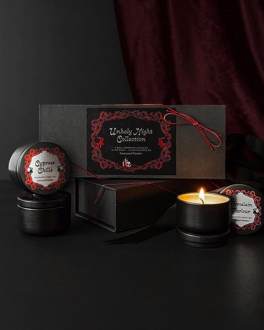 Unholy Night ~ 3 Candle Gift Set