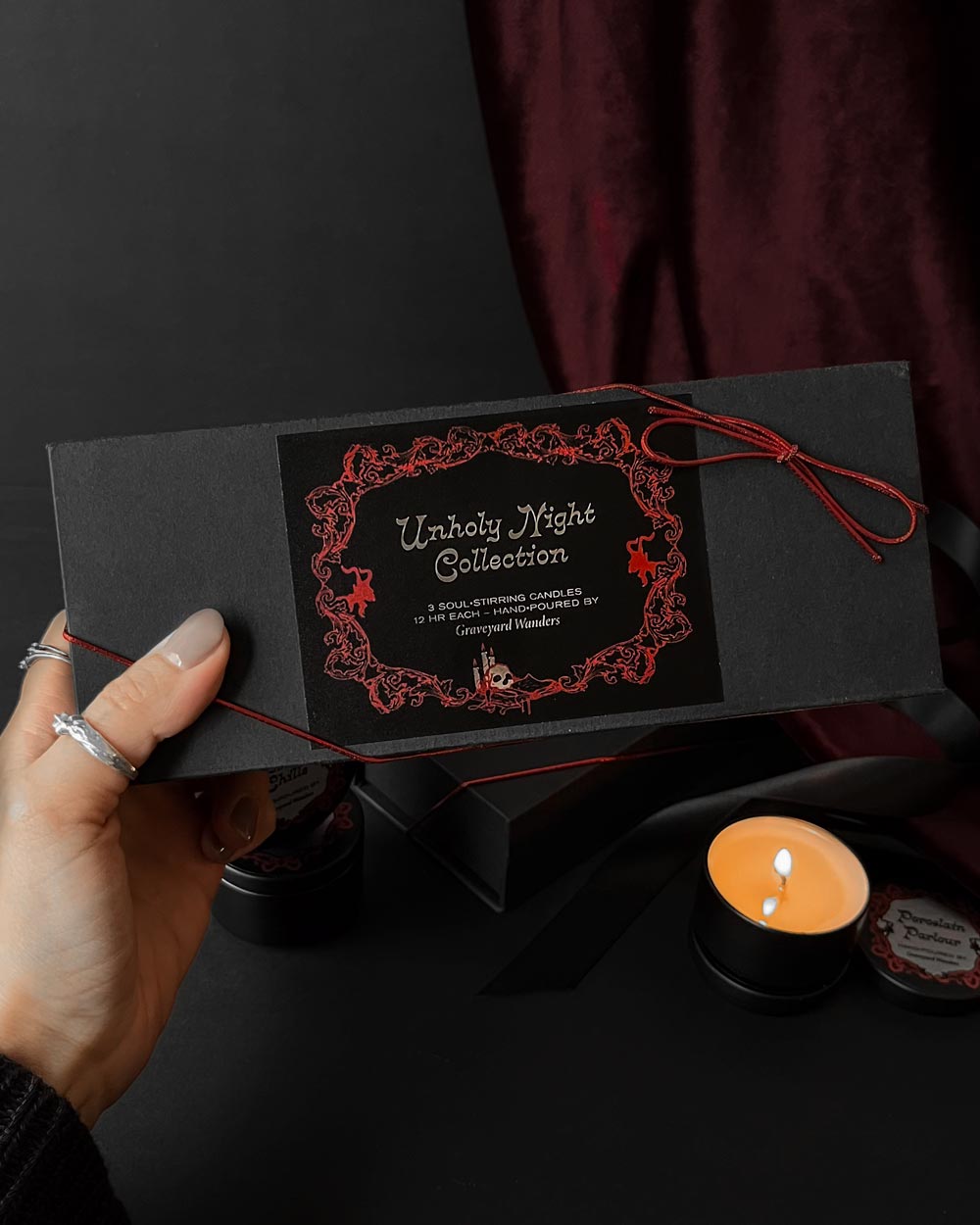 Unholy Night ~ 3 Candle Gift Set