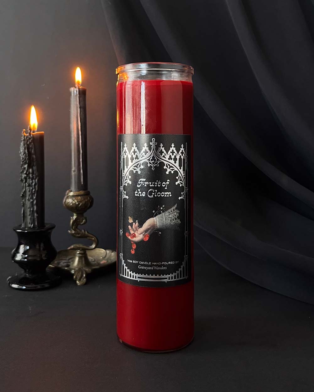 Fruit of the Gloom Candle (Black Cherry & Sandalwood)