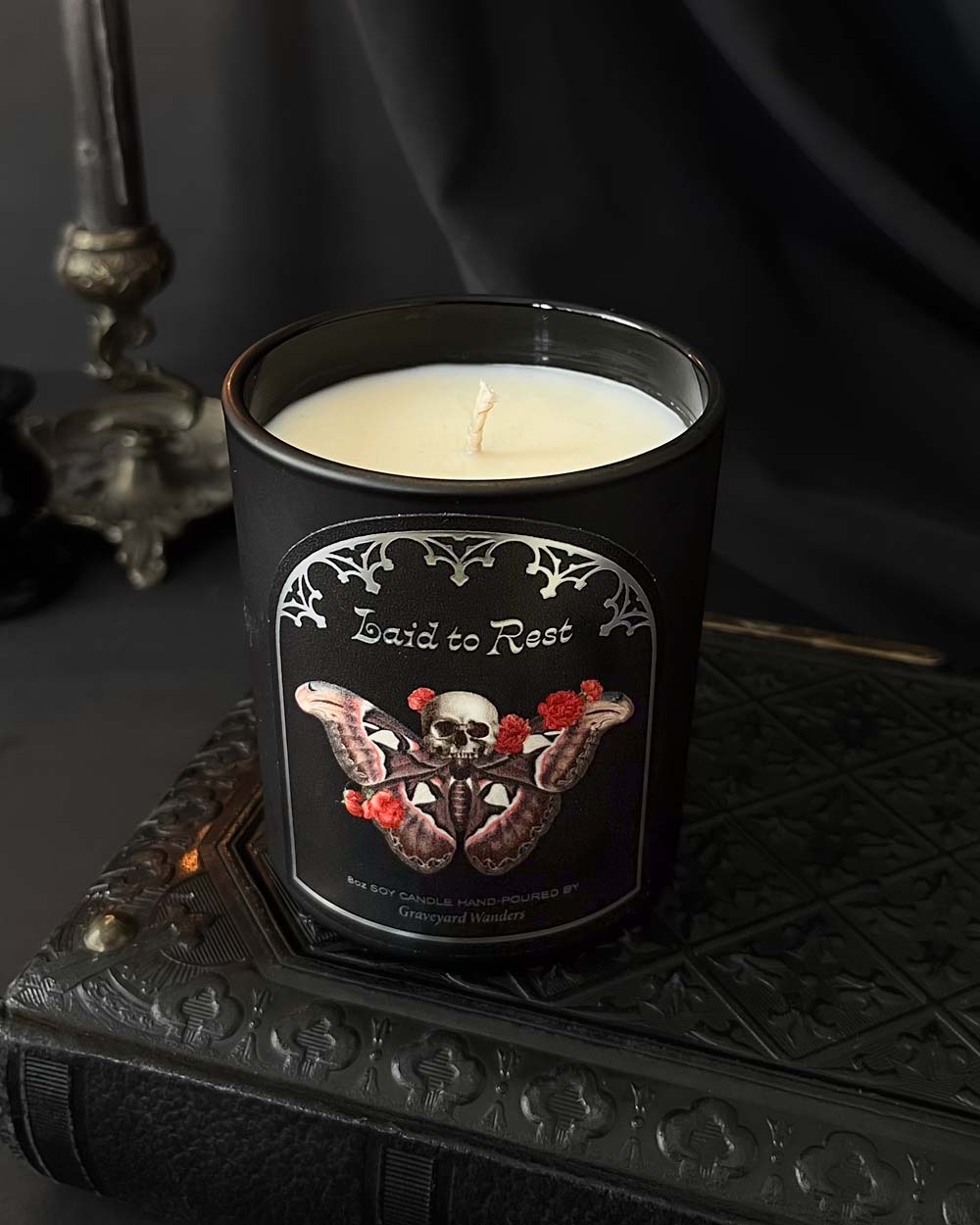 Laid to Rest Candle (Rose & Incense)