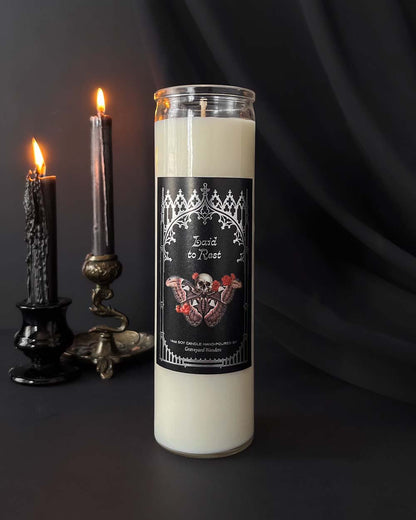 Laid to Rest Candle (Rose & Incense)