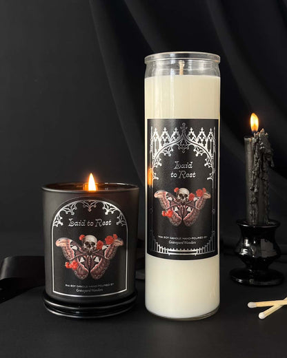 Laid to Rest Candle (Rose & Incense)