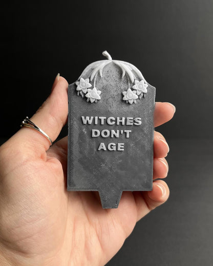 Witches Don't Age ~ Tombstone Candle