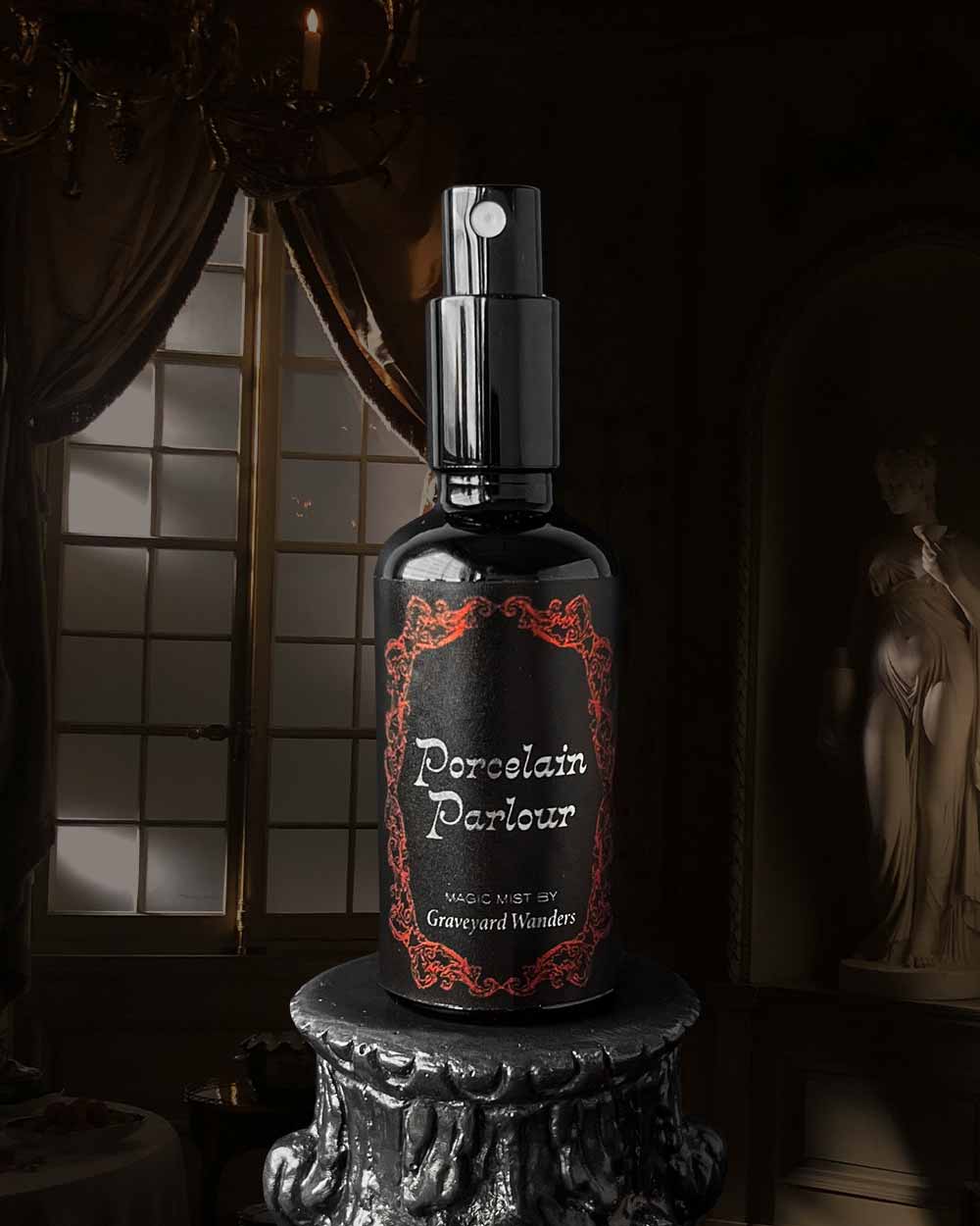 Porcelain Parlour ~ Perfume Mist (Sage & Palo Santo) – Graveyard Wanders