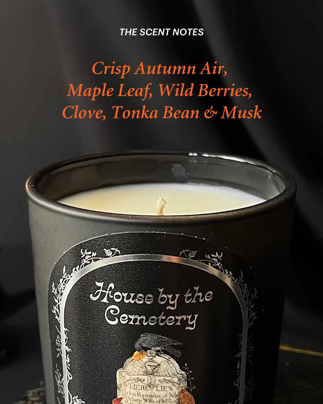 House by the Cemetery Candle (Fallen Leaves & Clove)