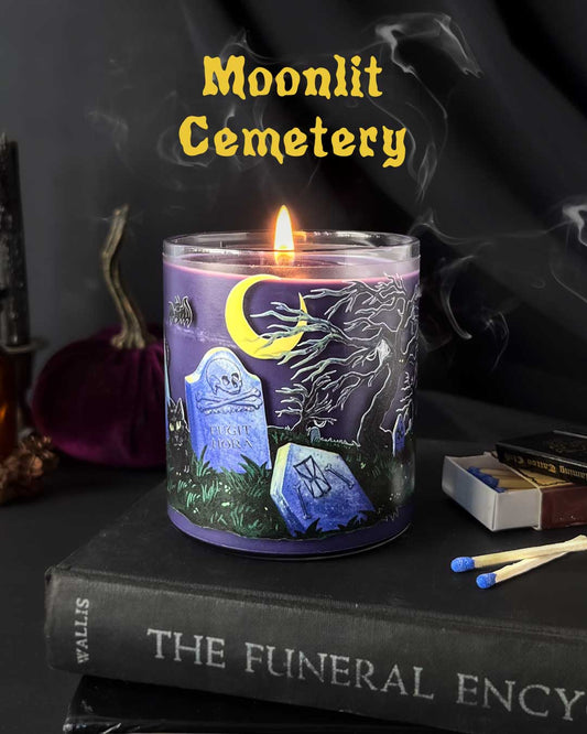 Moonlit Cemetery ~75hr Candle (Limited Edition)