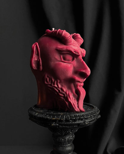 Greetings from Krampus ~ Candle