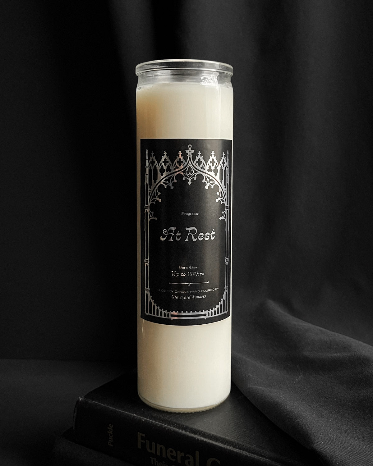 At Rest ~140hr Candle (Incense, Earth, Musk)