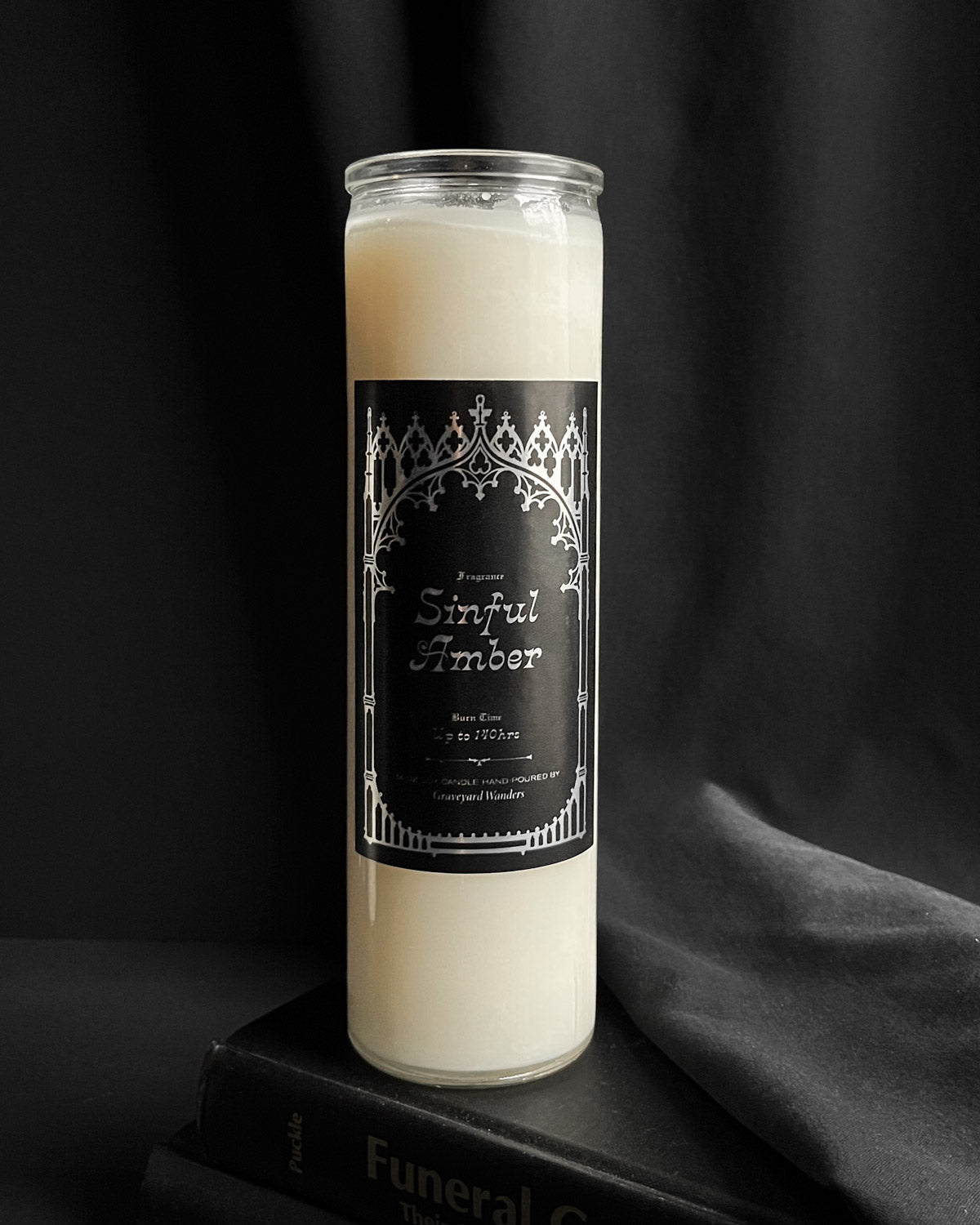 Sinful Amber ~140hr Candle (Amber & Soft Florals)