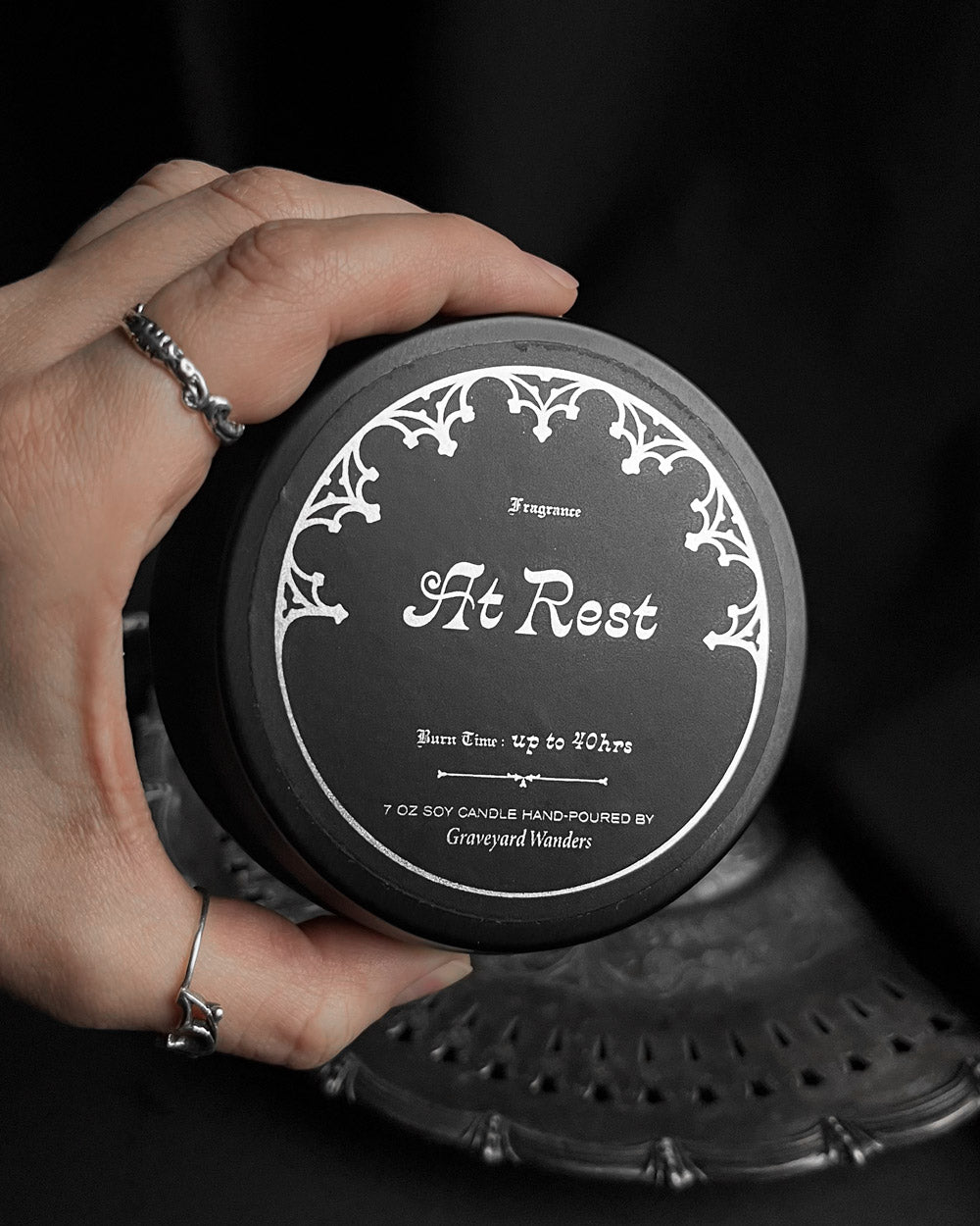 At Rest ~40hr Candle (Incense, Earth, Musk)