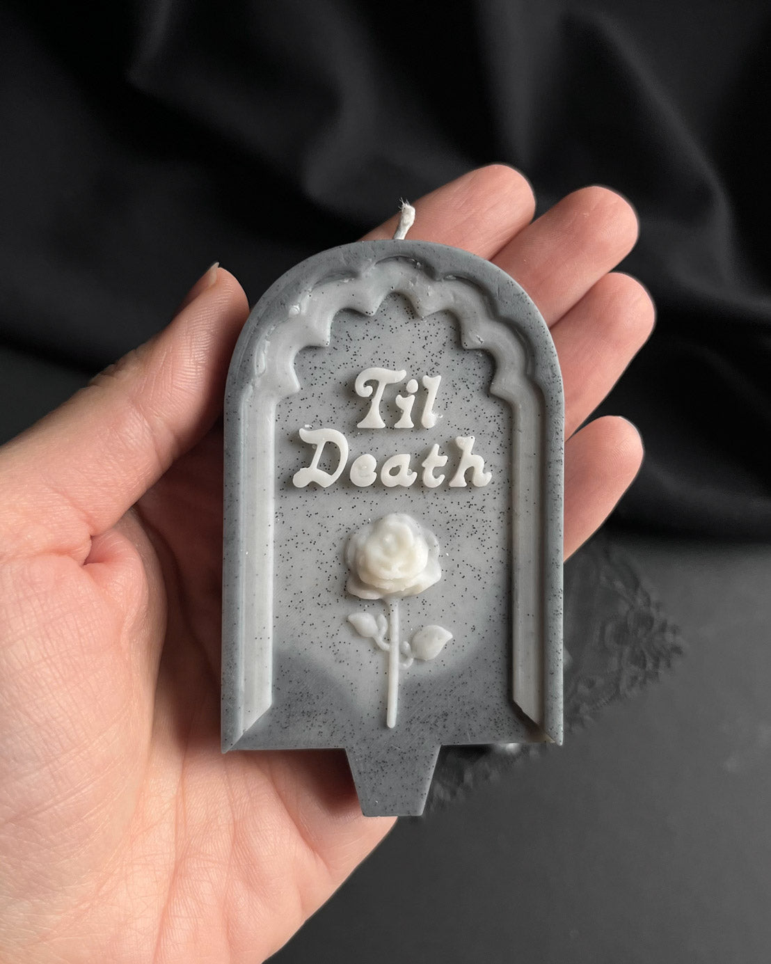 Til Death ~ Tombstone Candle