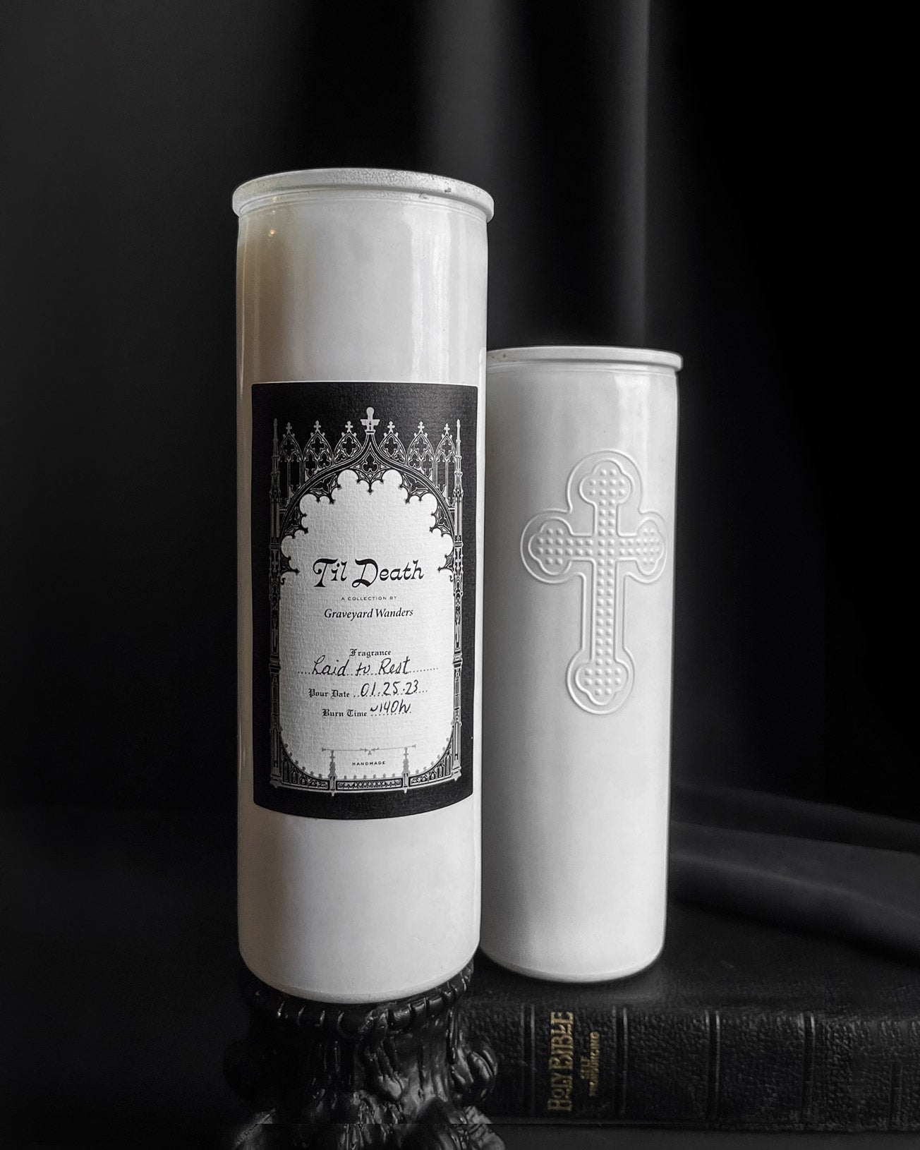 White, Custom Scent ~140hr Candle